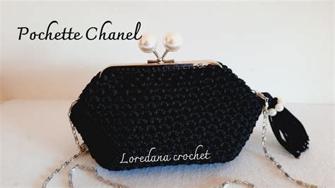 BORSA POCHETTE UNCINETTO CHANEL PUNTO BASSO